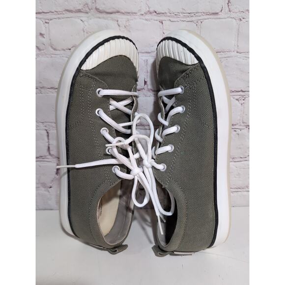 Keen Elsa Shoes Womens Size 9.5 Olive Green Canvas Low Top Sneaker Casual EUR 40 - Picture 4 of 9